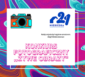 Grafika prezentująca Konkurs Żywe Obrazy