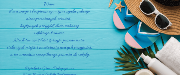 ŻYCZENIA WAKACYJNE
